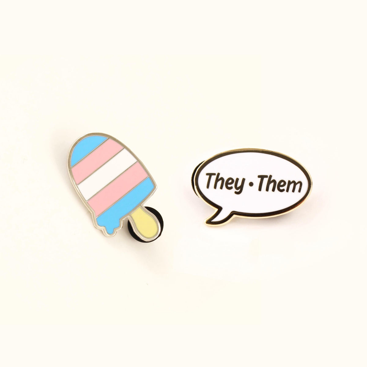They/Them Pronoun Pin Trans Shop UK