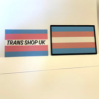 Trans Flag Sticker