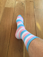 Trans Flag Socks