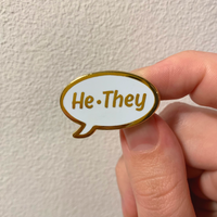 He/They Pronoun Pin